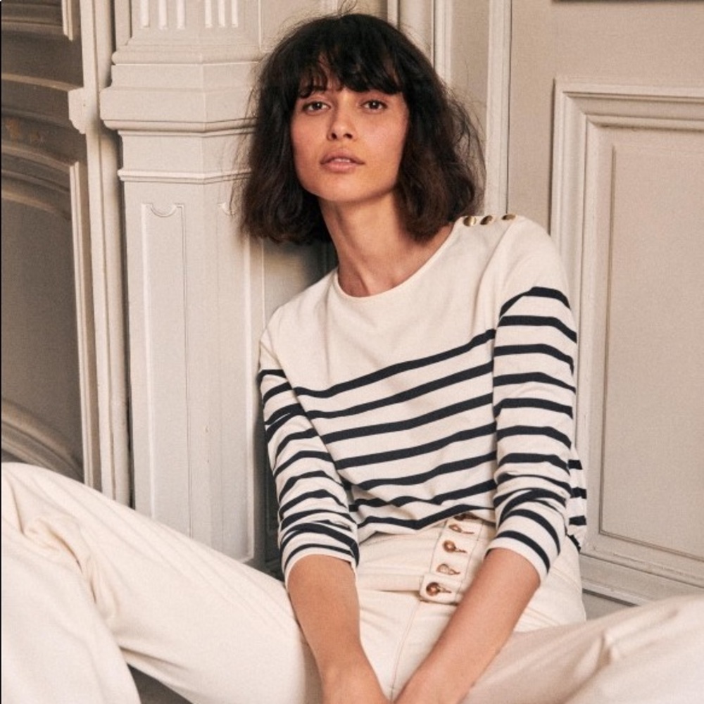 Sezane Loic Striped Jersey